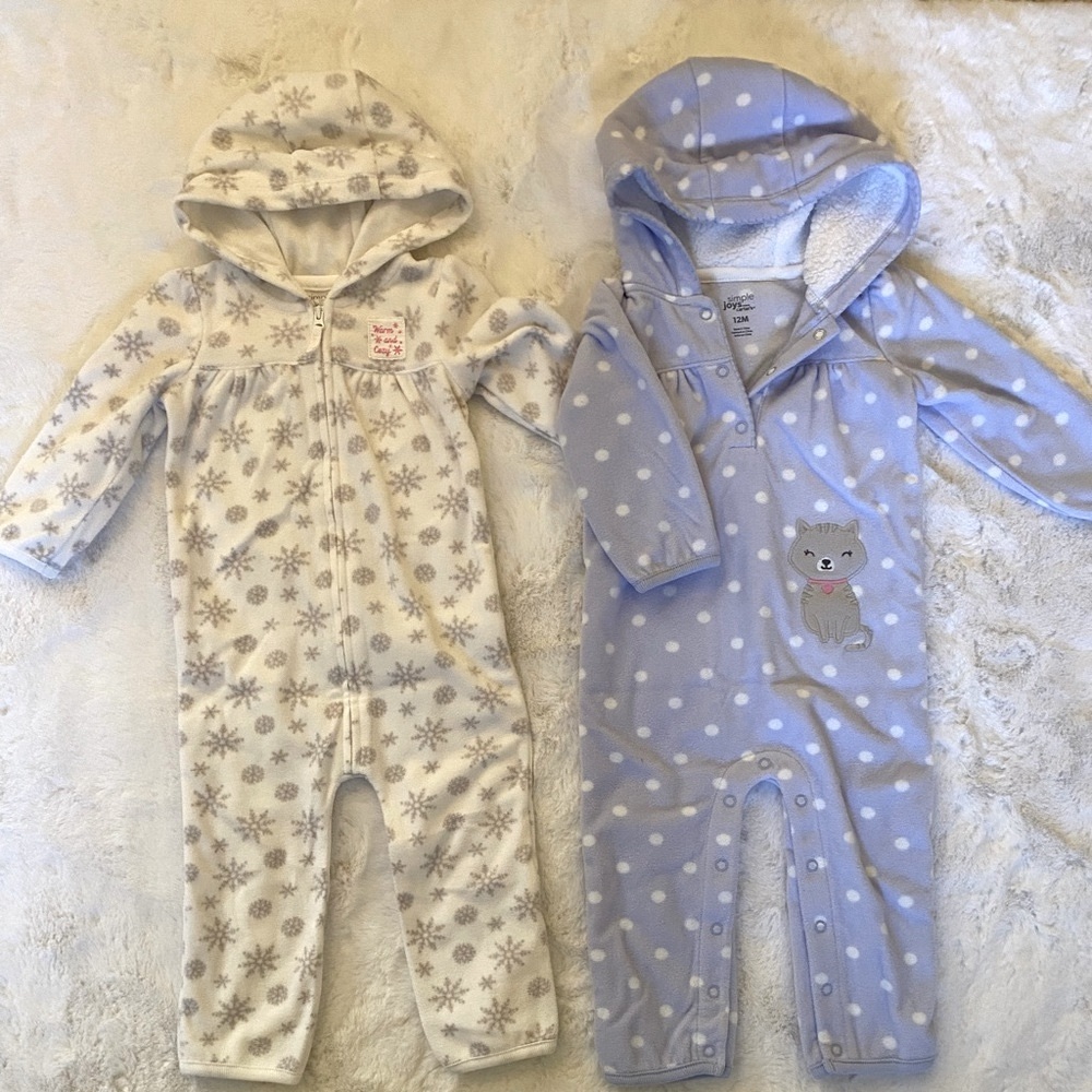 12M Carter’s onesies